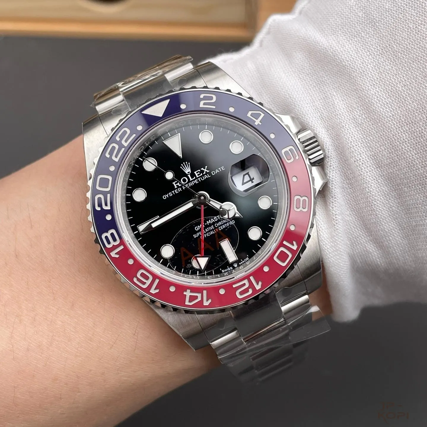ロレックス GMTマスターII 126710BLRO-0002|ペプシベゼル ブレスレット 丹東Cal.3285【VS工場製】 - 画像 (10)