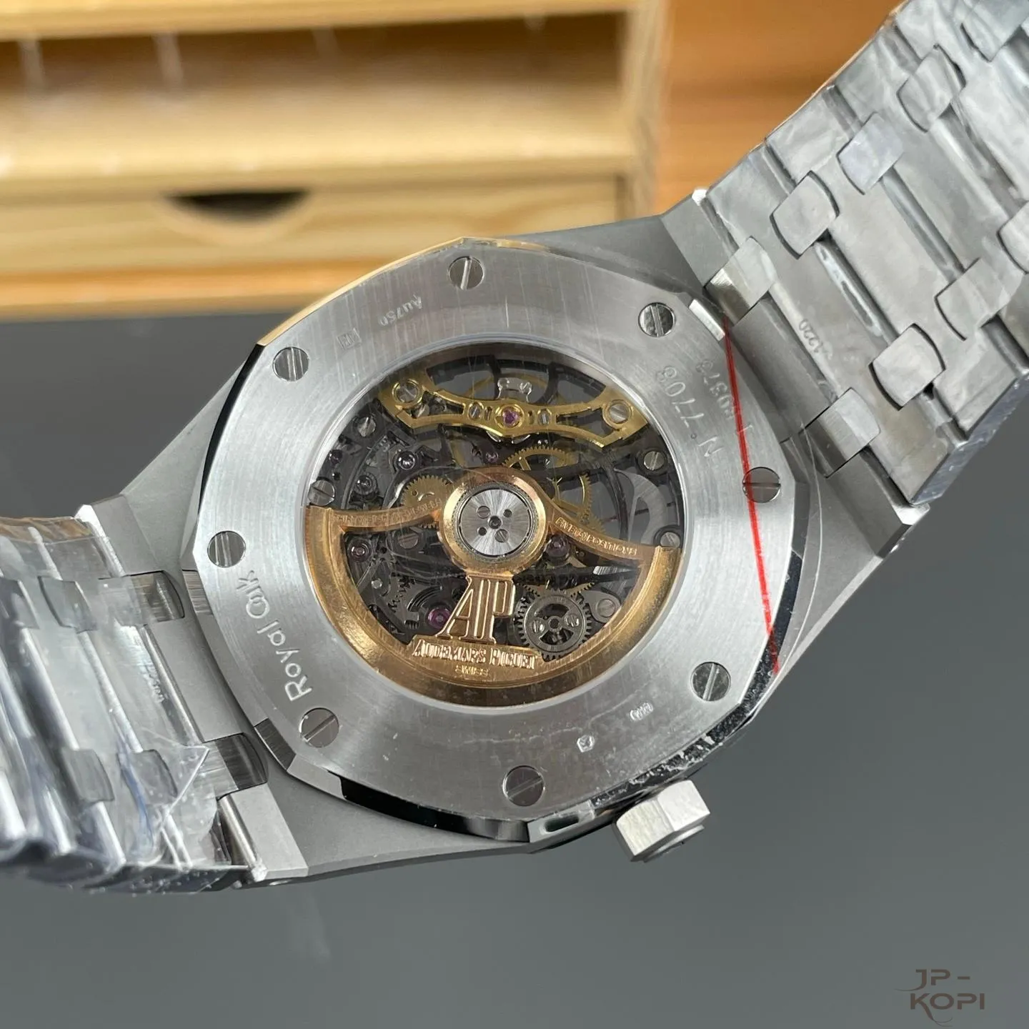オーデマ・ピゲ ロイヤルオーク 15412BC|スケルトン×カスタムモアサナイトベゼル×フリースプラングバランス式【THB工場製】 - 画像 (6)