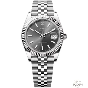 ロレックス デイトジャスト 126334｜グレーダイアル 41mm ジュビリーブレス 丹東Cal.3235 V2【VS工場製】