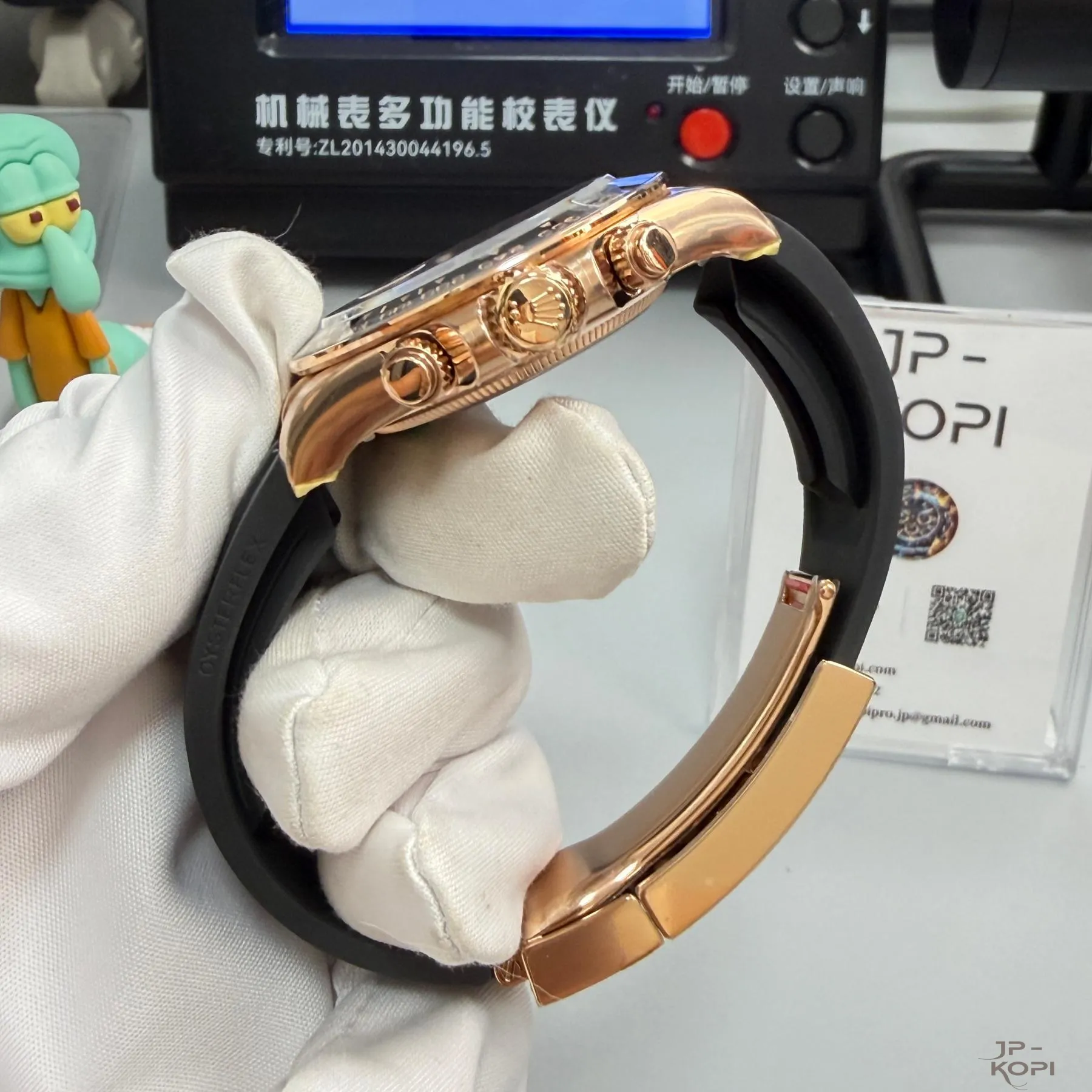 ロレックス デイトナ 126515|ブラック&サンダスト×丹東Cal.4131フリースプラングバランス式×加重版【VS工場製】 - 画像 (6)