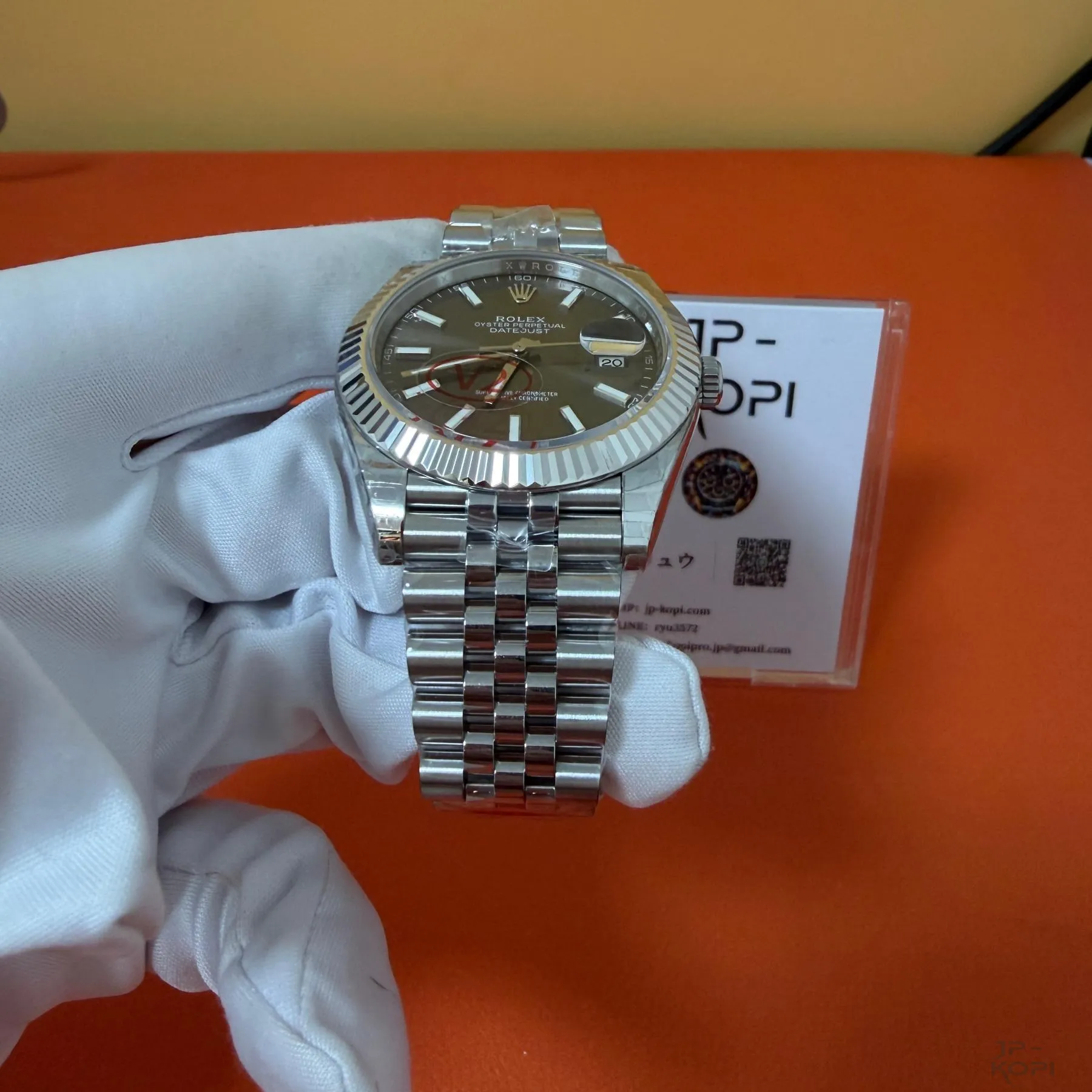 ロレックス デイトジャスト 126334|グレーダイアル 41mm ジュビリーブレス 丹東Cal.3235 V2【VS工場製】 - 画像 (5)