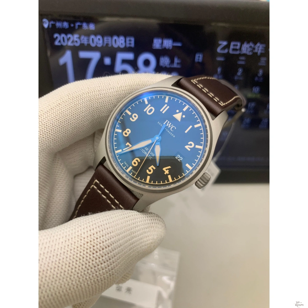 IWC パイロットウォッチ マークXVIII ヘリテージ IW327006|チタニウム 40mm【V7工場製 高品質コピー腕時計】 - 画像 (4)