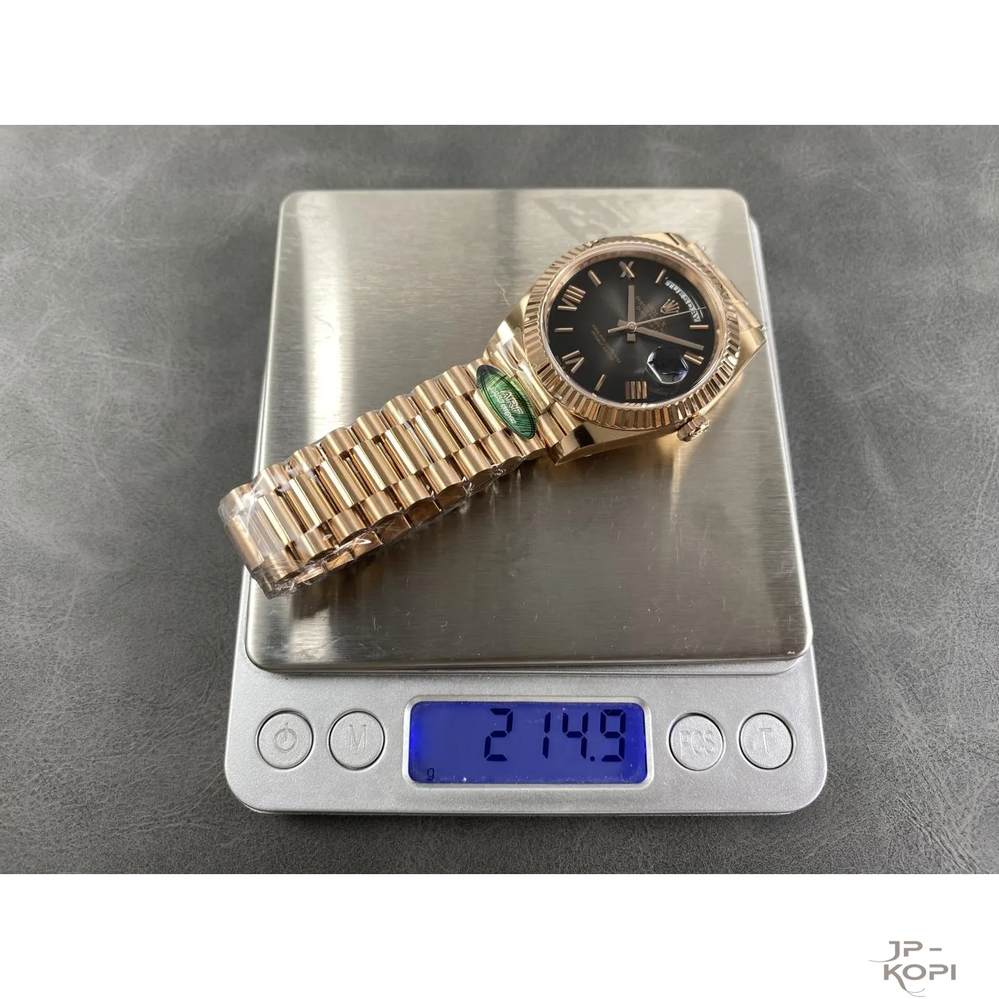 ロレックス デイデイト 40mm M228235-0055|スレートオンブレ 上海Cal.3255 加重版【ARF工場製 高品質コピー腕時計】 - 画像 (12)