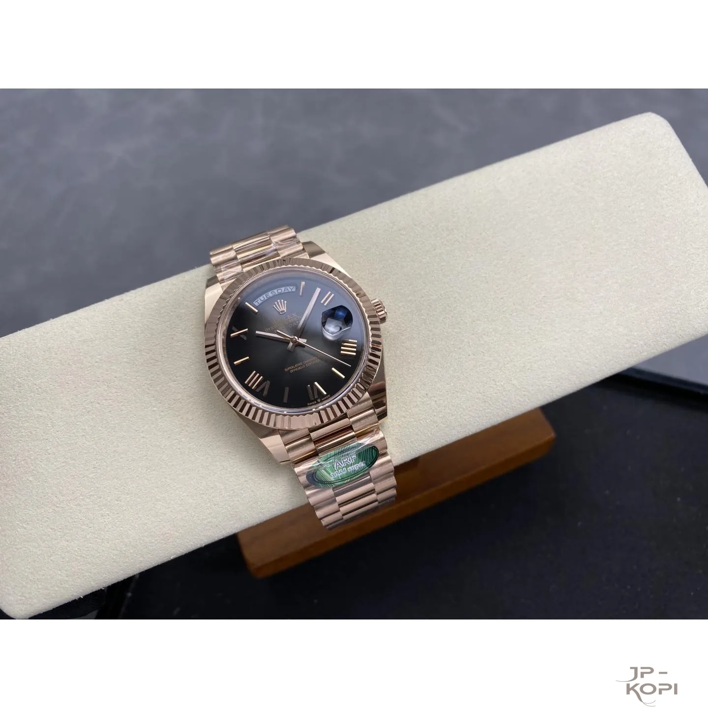 ロレックス デイデイト 40mm M228235-0055|スレートオンブレ 上海Cal.3255 加重版【ARF工場製 高品質コピー腕時計】 - 画像 (5)