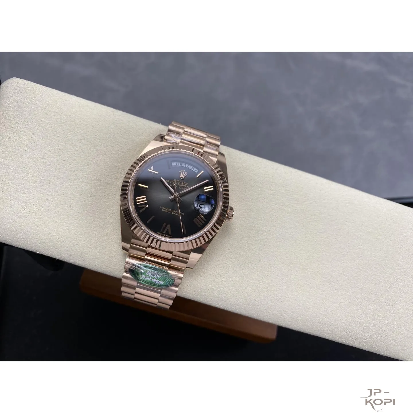 ロレックス デイデイト 40mm M228235-0055|スレートオンブレ 上海Cal.3255 加重版【ARF工場製 高品質コピー腕時計】 - 画像 (6)