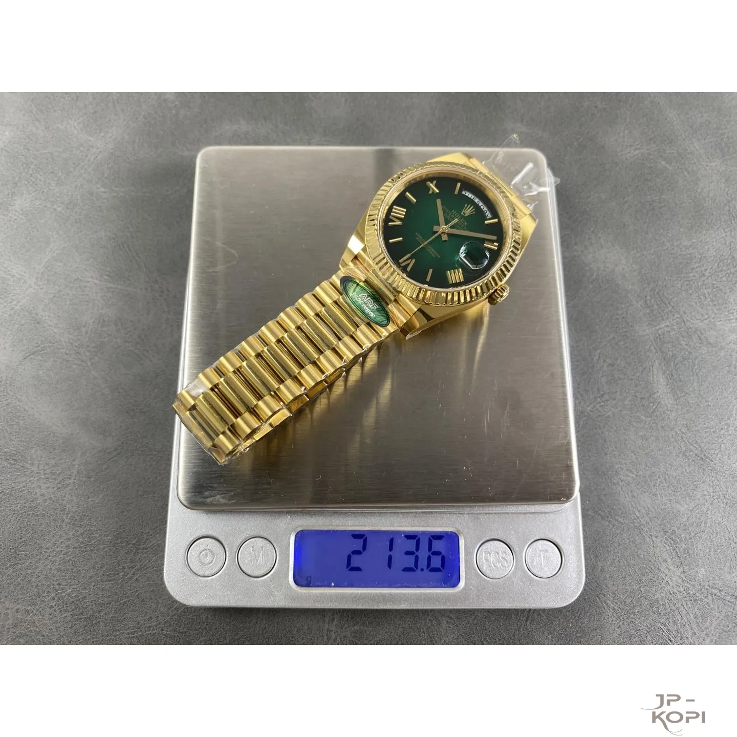 ロレックス デイデイト 40mm M228238-0069|グリーンオンブレ 上海Cal.3255 加重版【ARF工場製 高品質コピー腕時計】 - 画像 (12)