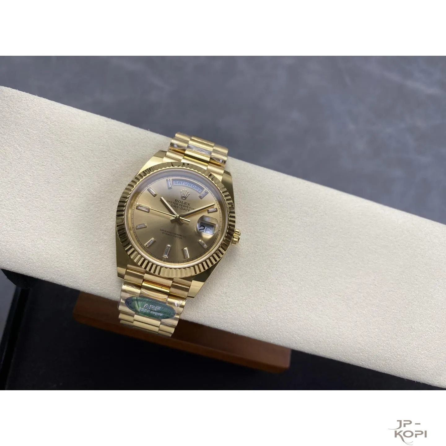 ロレックス デイデイト 40mm M228238-0005|シャンパンダイヤ付き 上海Cal.3255 加重版【ARF工場製 高品質コピー腕時計】 - 画像 (6)