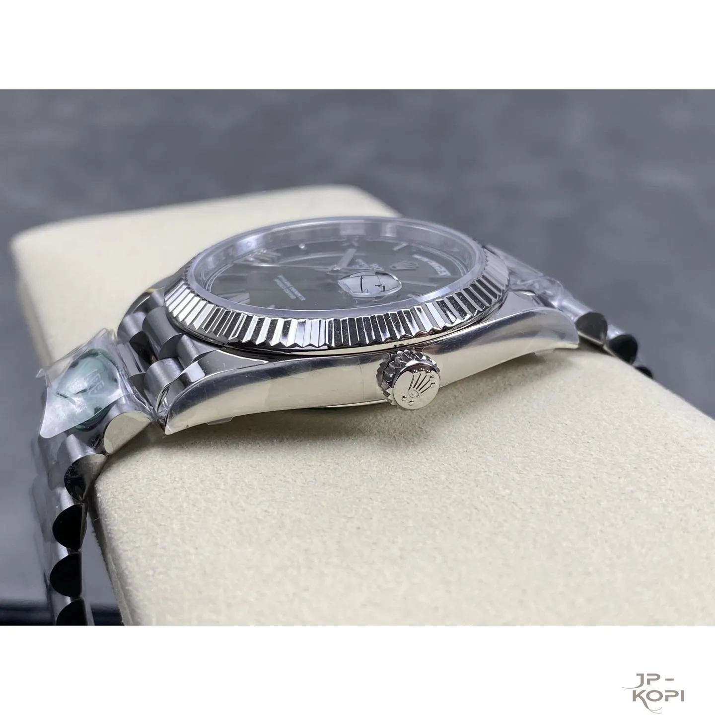 ロレックス デイデイト 40mm M228236-0008|オリーブグリーン上海Cal.3255 加重版【ARF工場製 高品質コピー腕時計】 - 画像 (8)