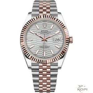 ロレックス デイトジャスト 126331-0018｜スレートモチーフ（シルバー）×41mm 杭州Cal.2824【激選コスパ高い腕時計】