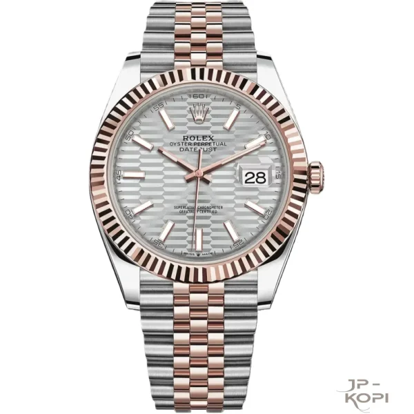 ロレックス デイトジャスト 126331-0018|スレートモチーフ(シルバー)×41mm 杭州Cal.2824【激選コスパ高い腕時計】