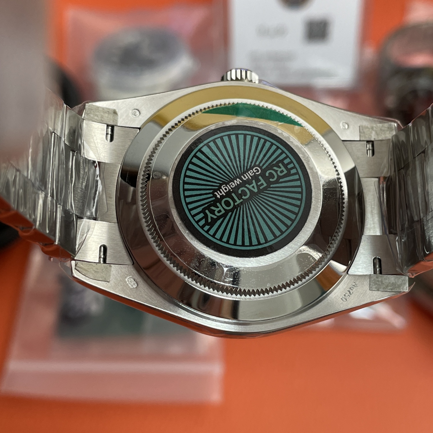 ロレックス デイデイト 40mm M228236-0008|オリーブグリーン 上海Cal.3255 加重版【RC工場製 高品質コピー腕時計】 - 画像 (12)