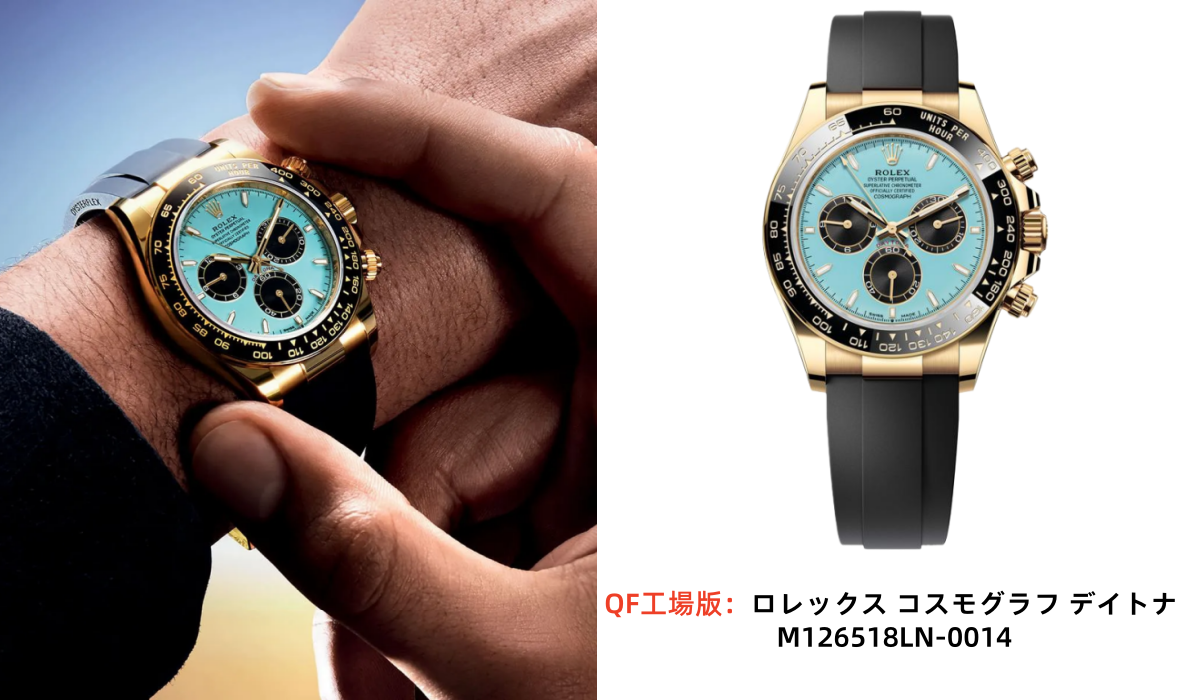 QF工場版：ロレックス コスモグラフ デイトナ M126518LN-0014