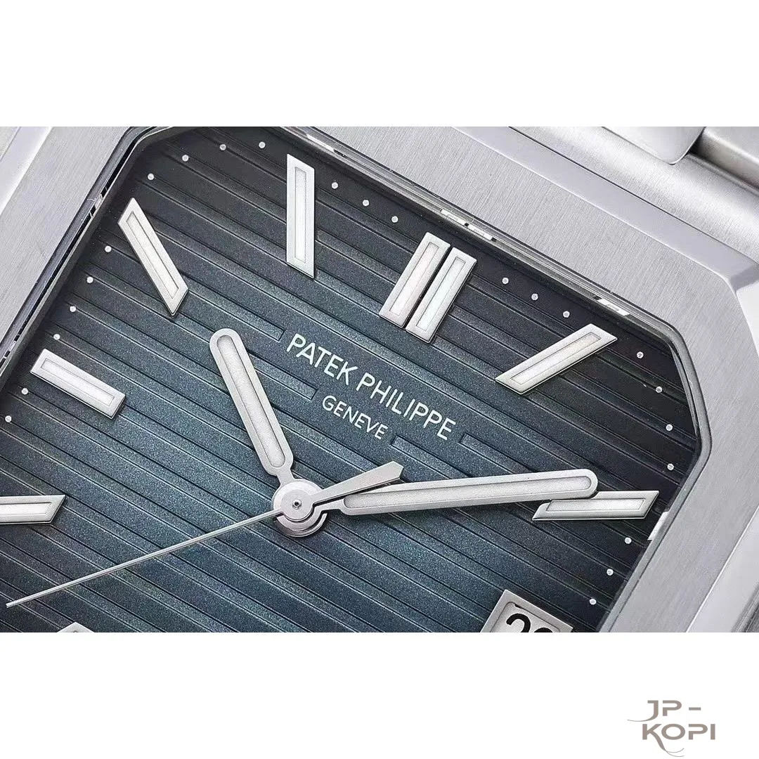 パテック・フィリップ ノーチラス キュビタス 5821/1AR-001|ブルー文字盤×ローズゴールドコンビブレス 【PPF工場製】 - 画像 (5)