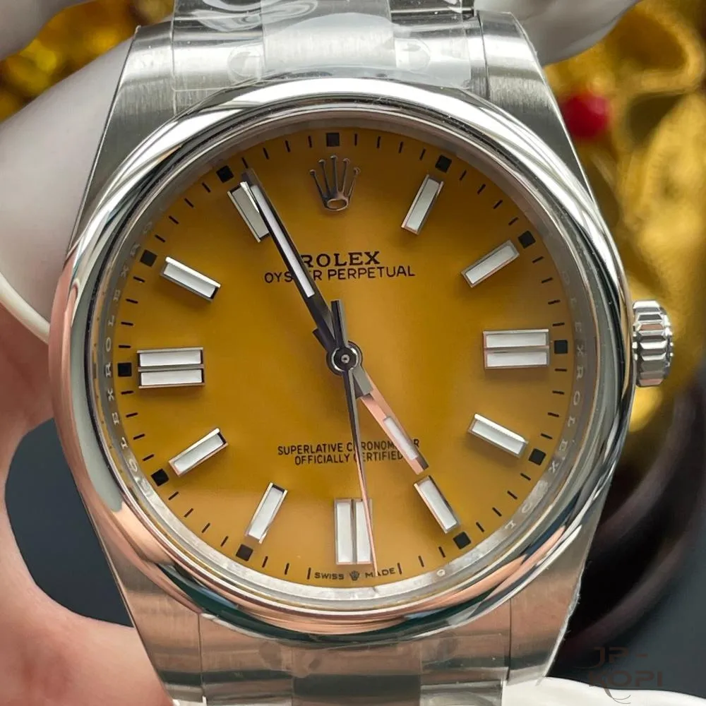 ロレックス オイスターパーペチュアル m134300-0007|ベージュ 41mm 上海Cal.3230【RC工場製 高品質コピー腕時計】 - 画像 (3)