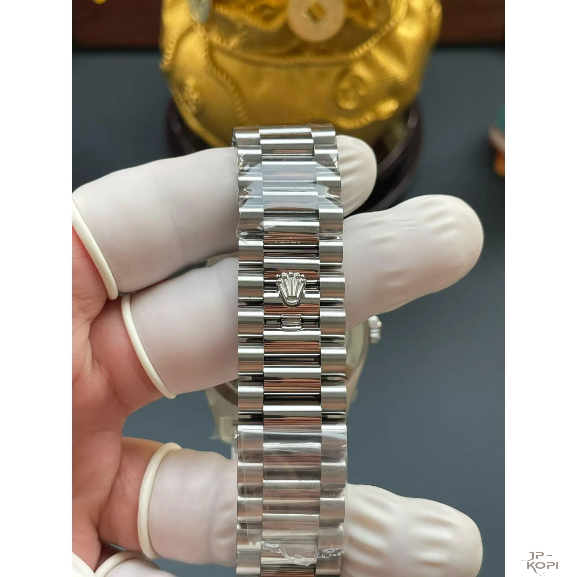 ロレックス デイデイト 40mm 228236-0012|アイスブルー(ローマ数字) 上海Cal.3255【RC工場製 高品質コピー腕時計】 - 画像 (7)
