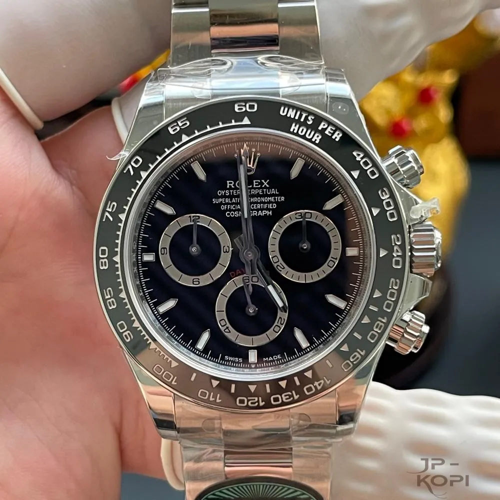 ロレックス デイトナ 126500LN-0002|ブラック 40MM 上海Cal.4131【RC工場製 高品質コピー腕時計】 - 画像 (2)