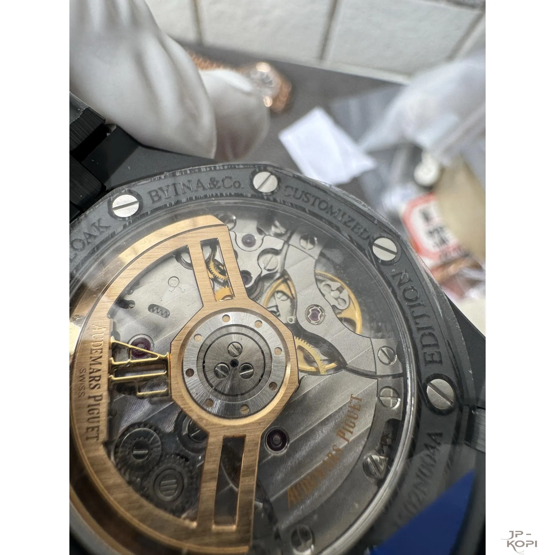 オーデマ・ピゲ ロイヤルオーク 15500 | スマイルフラワーダイアル ブラックセラミック 41mm 【APS工場出品】 - 画像 (7)