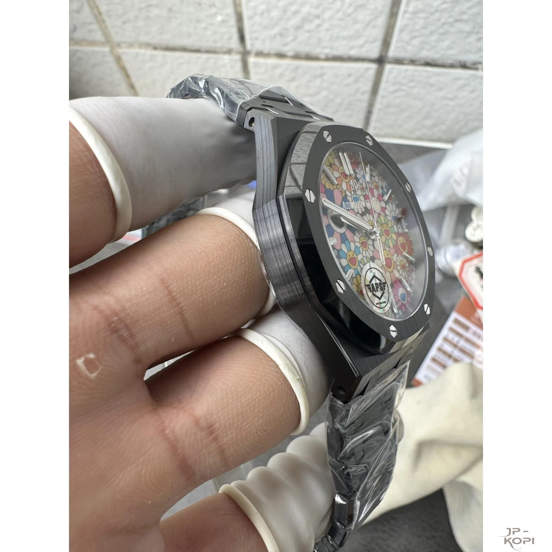 オーデマ・ピゲ ロイヤルオーク 15500 | スマイルフラワーダイアル ブラックセラミック 41mm 【APS工場出品】 - 画像 (5)