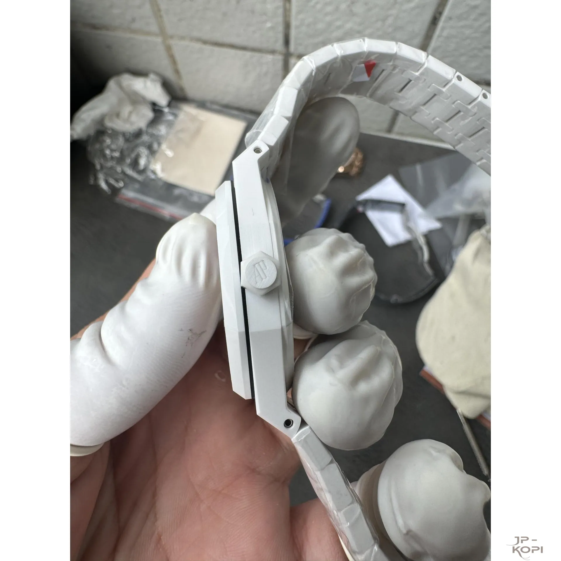 オーデマ・ピゲ ロイヤルオーク 15500 | スマイルフラワーダイアル ホワイトセラミック 41mm 【APS工場出品】 - 画像 (4)