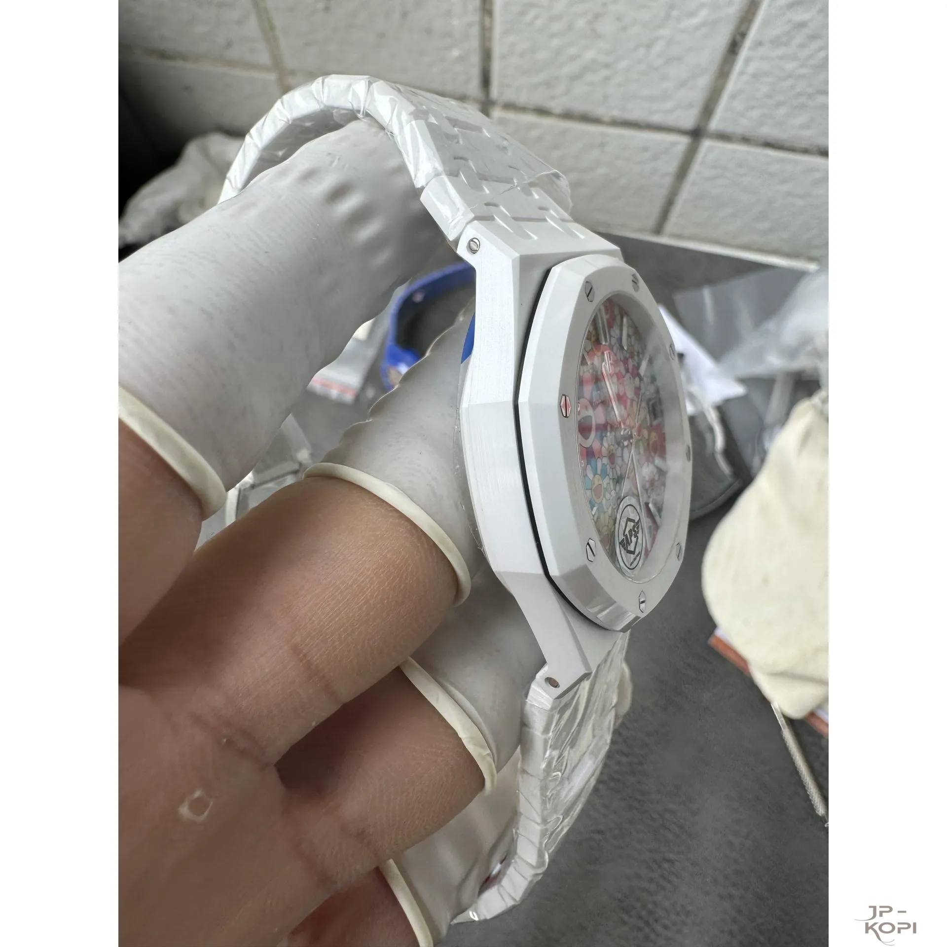 オーデマ・ピゲ ロイヤルオーク 15500 | スマイルフラワーダイアル ホワイトセラミック 41mm 【APS工場出品】 - 画像 (5)