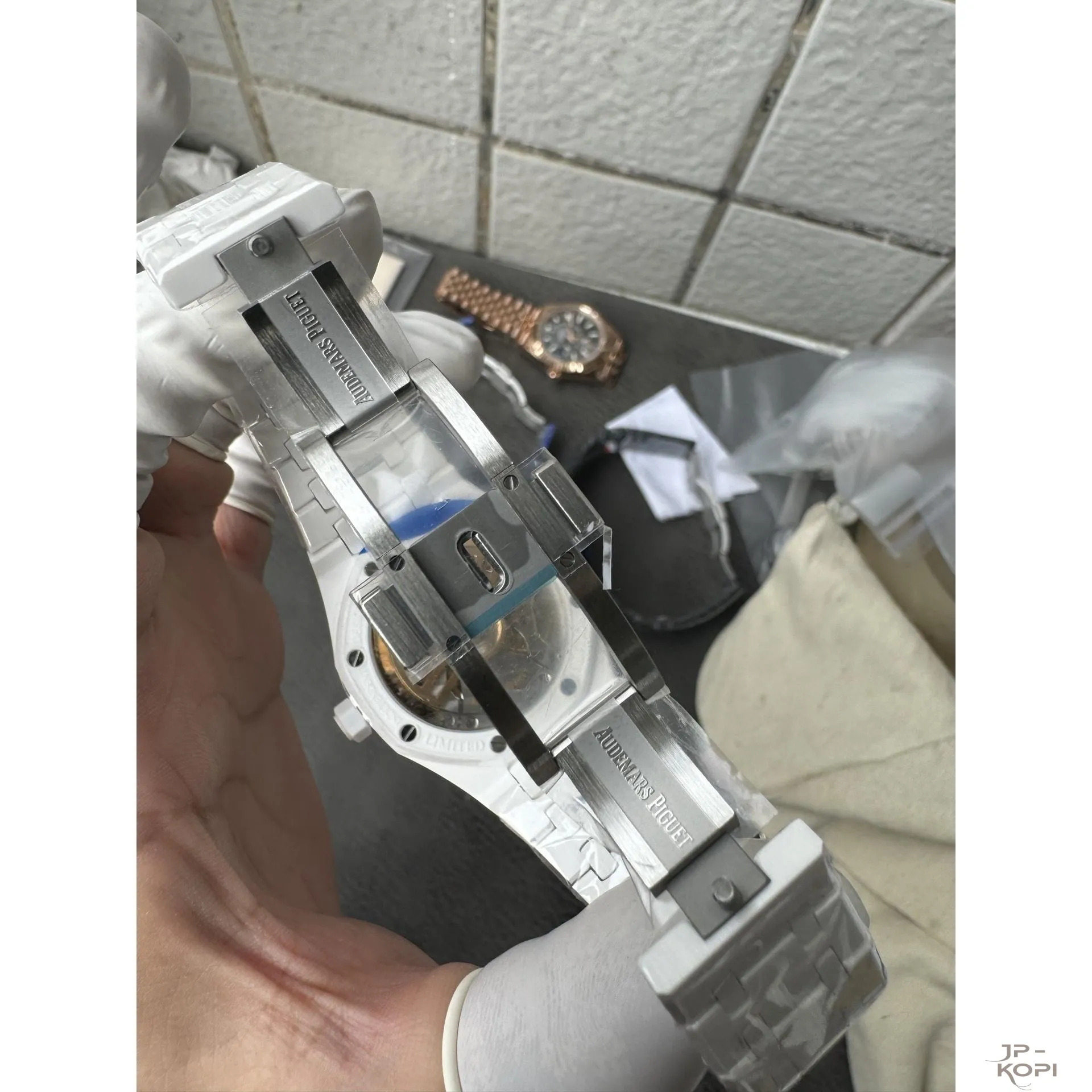 オーデマ・ピゲ ロイヤルオーク 15500 | スマイルフラワーダイアル ホワイトセラミック 41mm 【APS工場出品】 - 画像 (7)