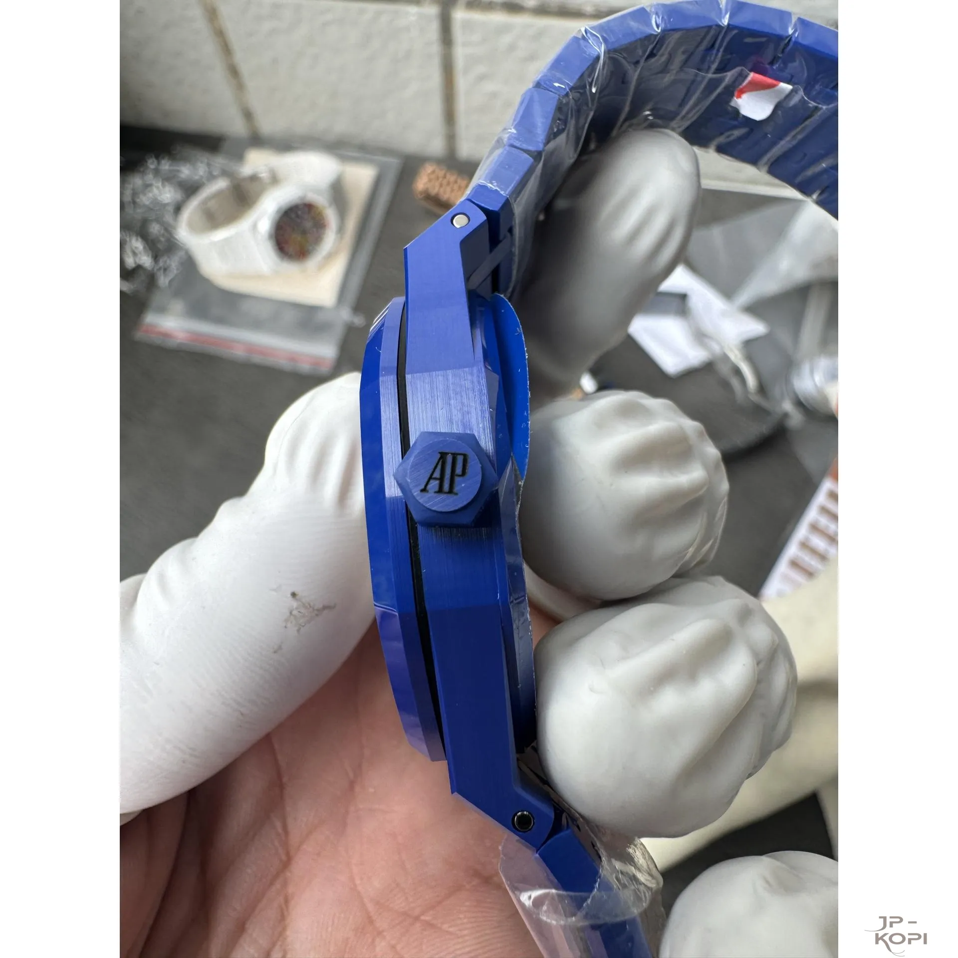 オーデマ・ピゲ ロイヤルオーク 15500 | スマイルフラワーダイアル ブルーセラミック 41mm 【APS工場出品】 - 画像 (4)