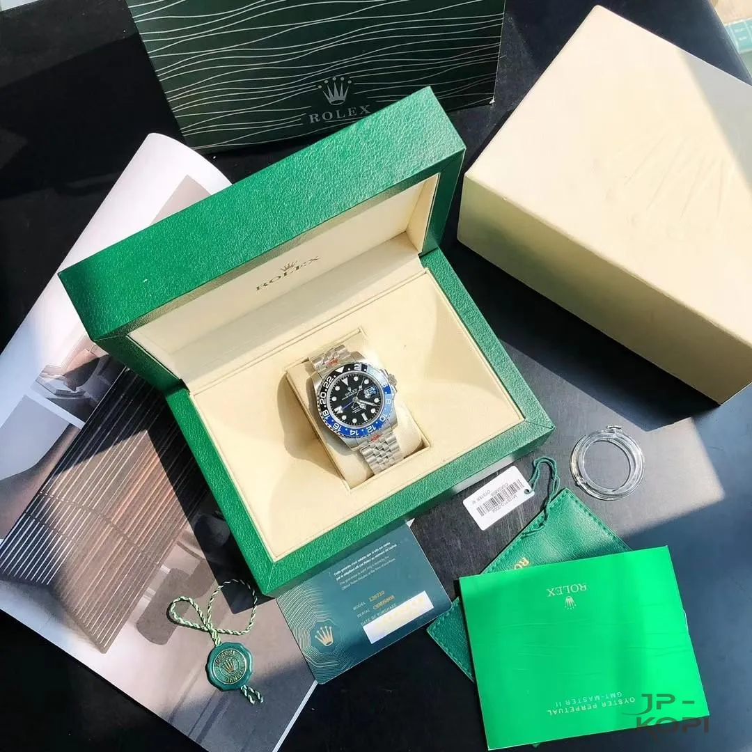 ロレックス GMTマスター II 126710BLNR-0002 バットマン | ブラック×ブルー ジュビリーブレスレット【激選コスパ高い腕時計】 - 画像 (8)