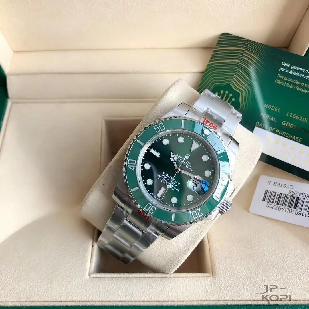 ロレックス サブマリーナー デイト 116610LV | グリーン 40mm 杭州Cal.2824【激選コスパ高い腕時計】 - 画像 (3)