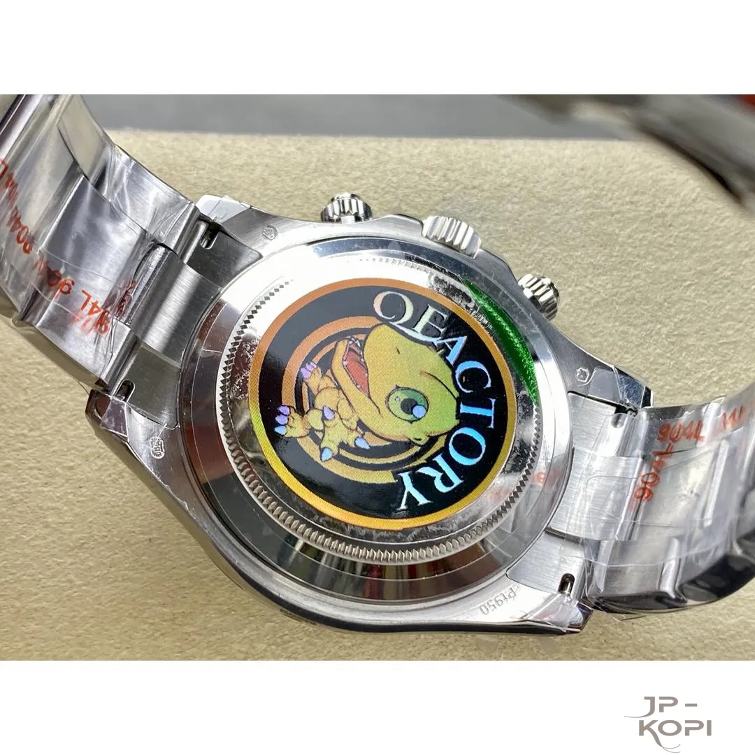 ロレックス デイトナ 116506|アイスブルーアラビア 40mm 丹東Cal.4130 加重版【QF工場製 高品質コピー腕時計】 - 画像 (8)