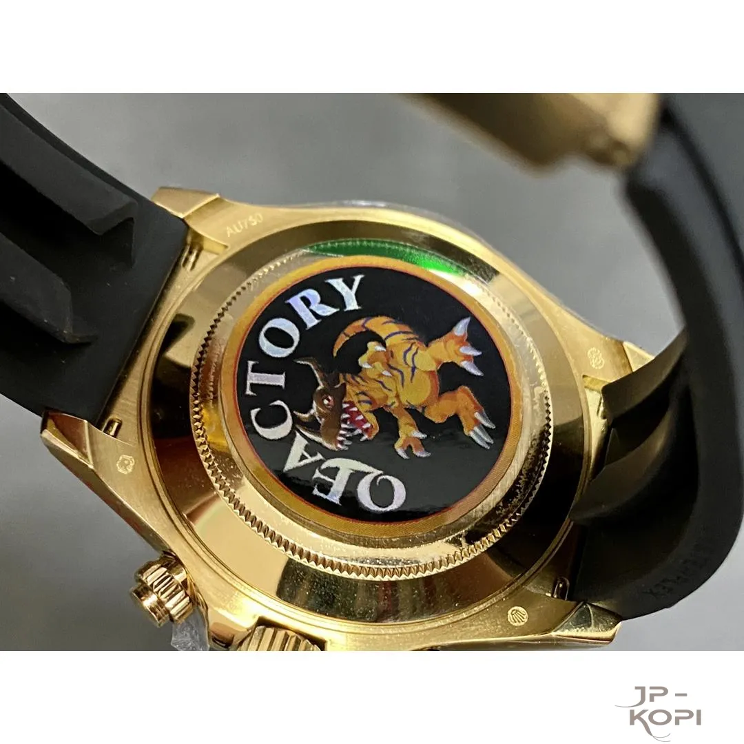 ロレックス デイトナ 116518LN|ブラック 40mm 丹東Cal.4130 加重版【QF工場製 高品質コピー腕時計】 - 画像 (8)