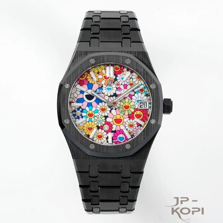オーデマ・ピゲ ロイヤルオーク 15500 | スマイルフラワーダイアル ブラックセラミック 41mm 【APS工場出品】 - 画像 (2)