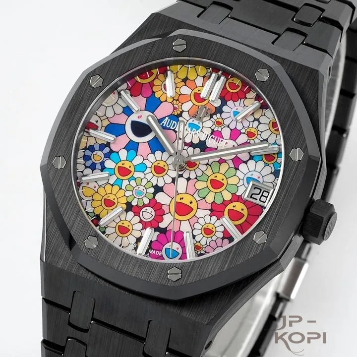 オーデマ・ピゲ ロイヤルオーク 15500 | スマイルフラワーダイアル ブラックセラミック 41mm 【APS工場出品】 - 画像 (4)