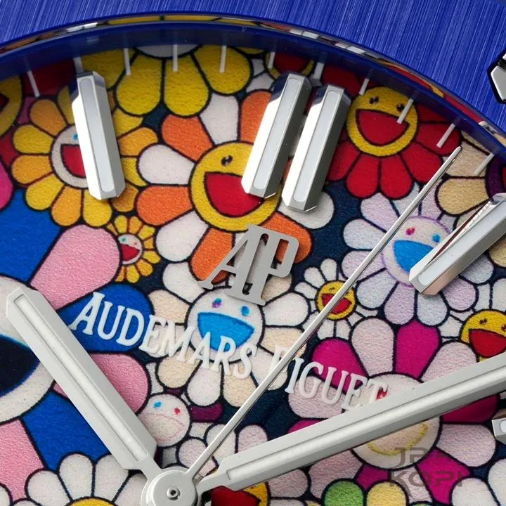 オーデマ・ピゲ ロイヤルオーク 15500 | スマイルフラワーダイアル ブルーセラミック 41mm 【APS工場出品】 - 画像 (5)