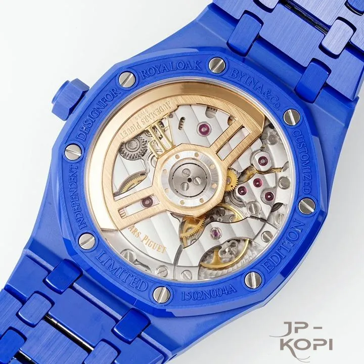 オーデマ・ピゲ ロイヤルオーク 15500 | スマイルフラワーダイアル ブルーセラミック 41mm 【APS工場出品】 - 画像 (10)