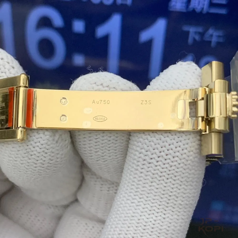 ロレックス デイデイト 40mm M228238-0004|ブライトブラック ダイヤ付き 上海Cal.3255 加重版【RC工場製 高品質コピー腕時計】 - 画像 (9)