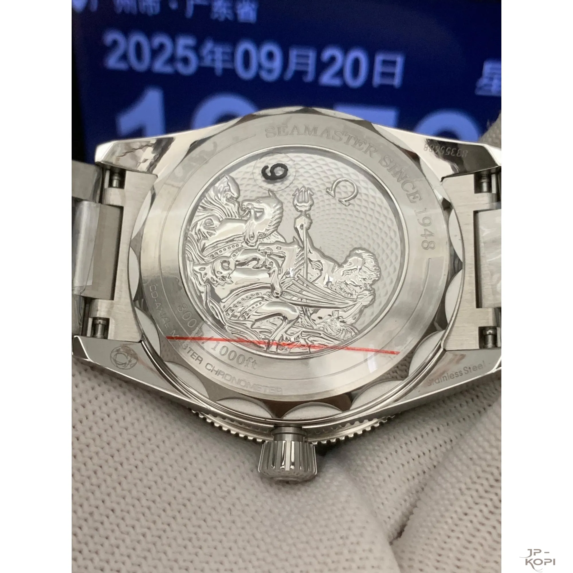 オメガ シーマスター 300M 234.30.41.21.03.002|ポセイドン サマーブルー Cal.8900 V4版【VS工場製高品質モデル】 - 画像 (8)