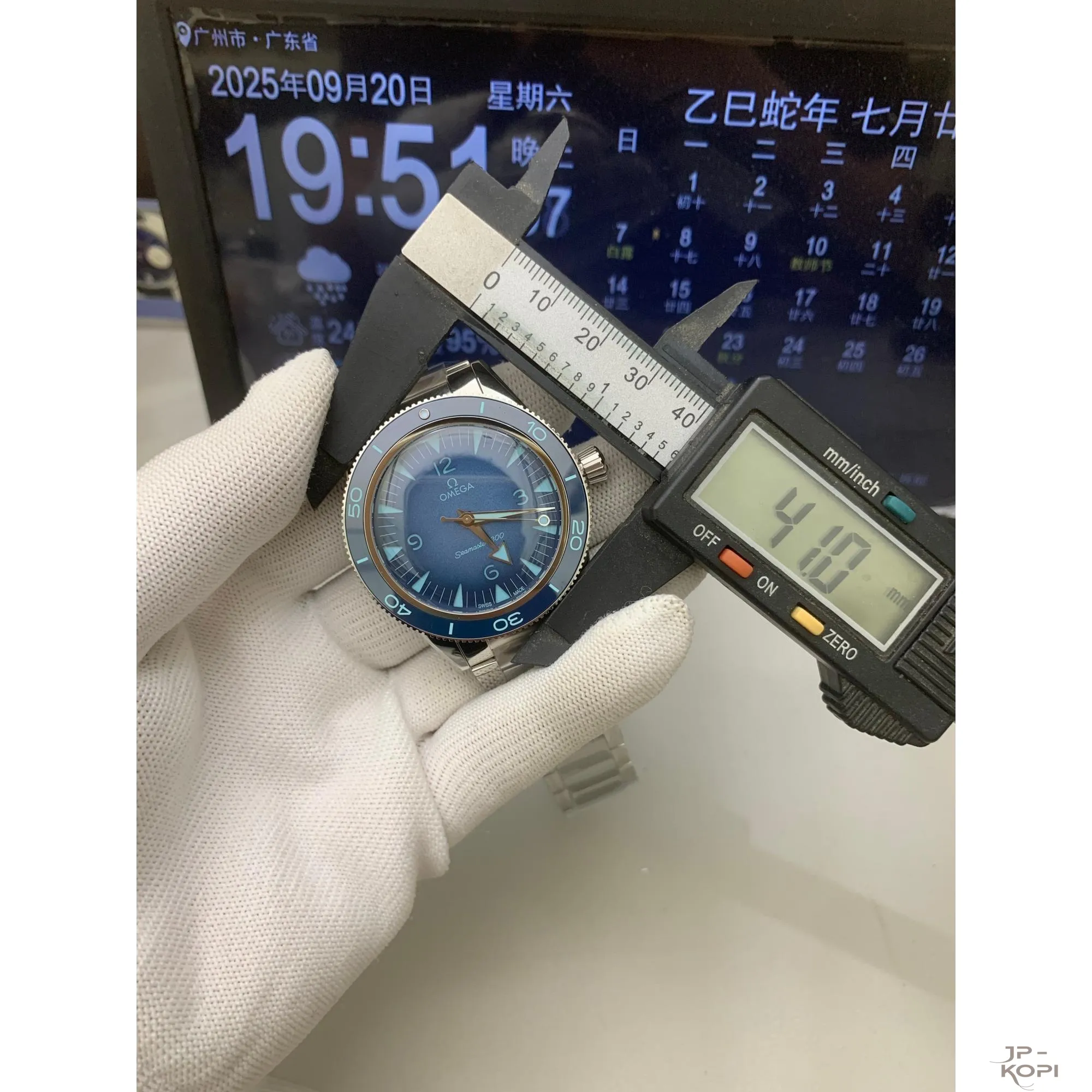 オメガ シーマスター 300M 234.30.41.21.03.002|ポセイドン サマーブルー Cal.8900 V4版【VS工場製高品質モデル】 - 画像 (11)