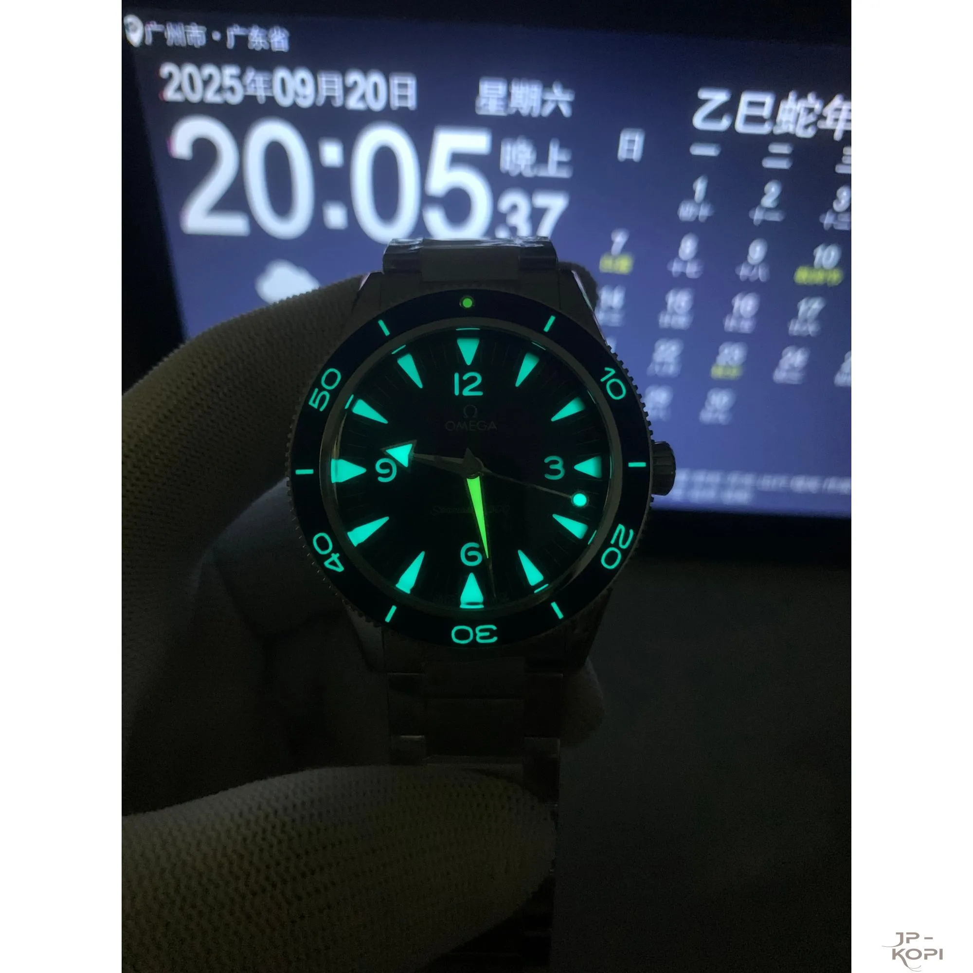 オメガ シーマスター 300 マスターコーアクシャル 234.30.41.21.03.001|海の守護者 ブルー Cal.8900 V4版【VS工場製 高品質モデル】 - 画像 (13)