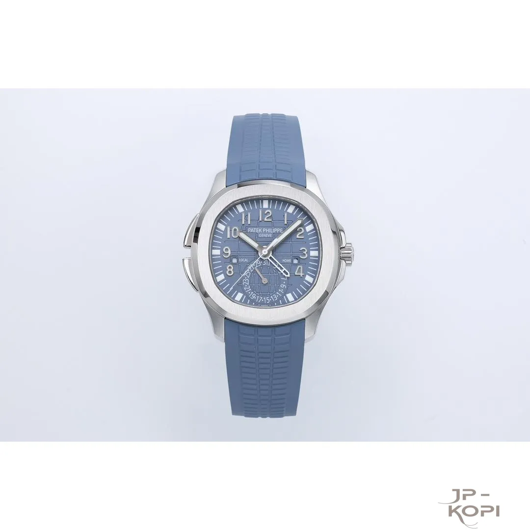 パテック・フィリップ アクアノート トラベルタイム 5164G-001|ブルーグレー デュアルタイム【ZF工場製】 - 画像 (2)