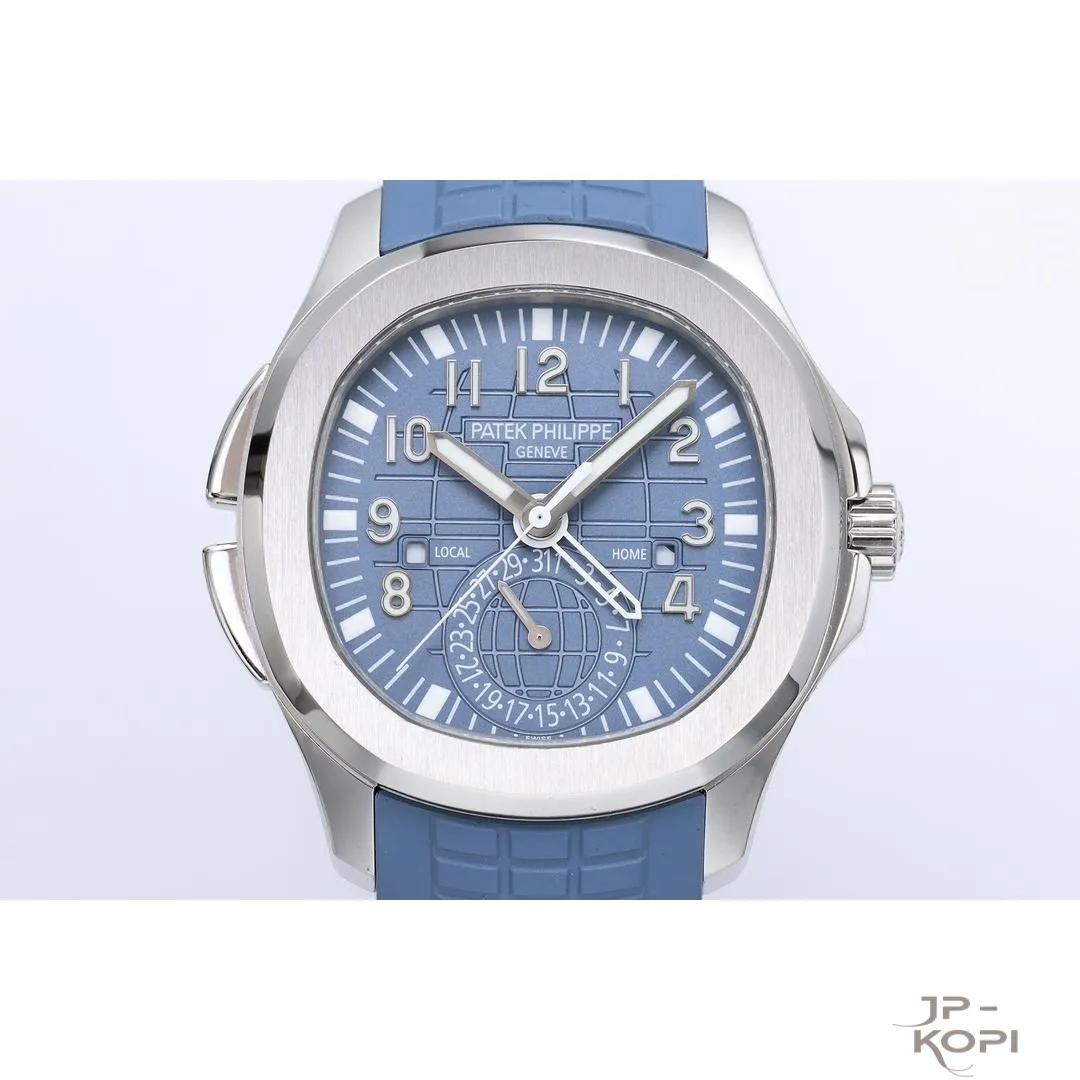 パテック・フィリップ アクアノート トラベルタイム 5164G-001|ブルーグレー デュアルタイム【ZF工場製】 - 画像 (3)