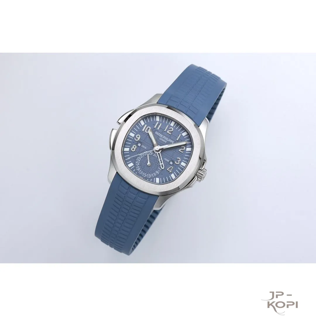 パテック・フィリップ アクアノート トラベルタイム 5164G-001|ブルーグレー デュアルタイム【ZF工場製】 - 画像 (4)