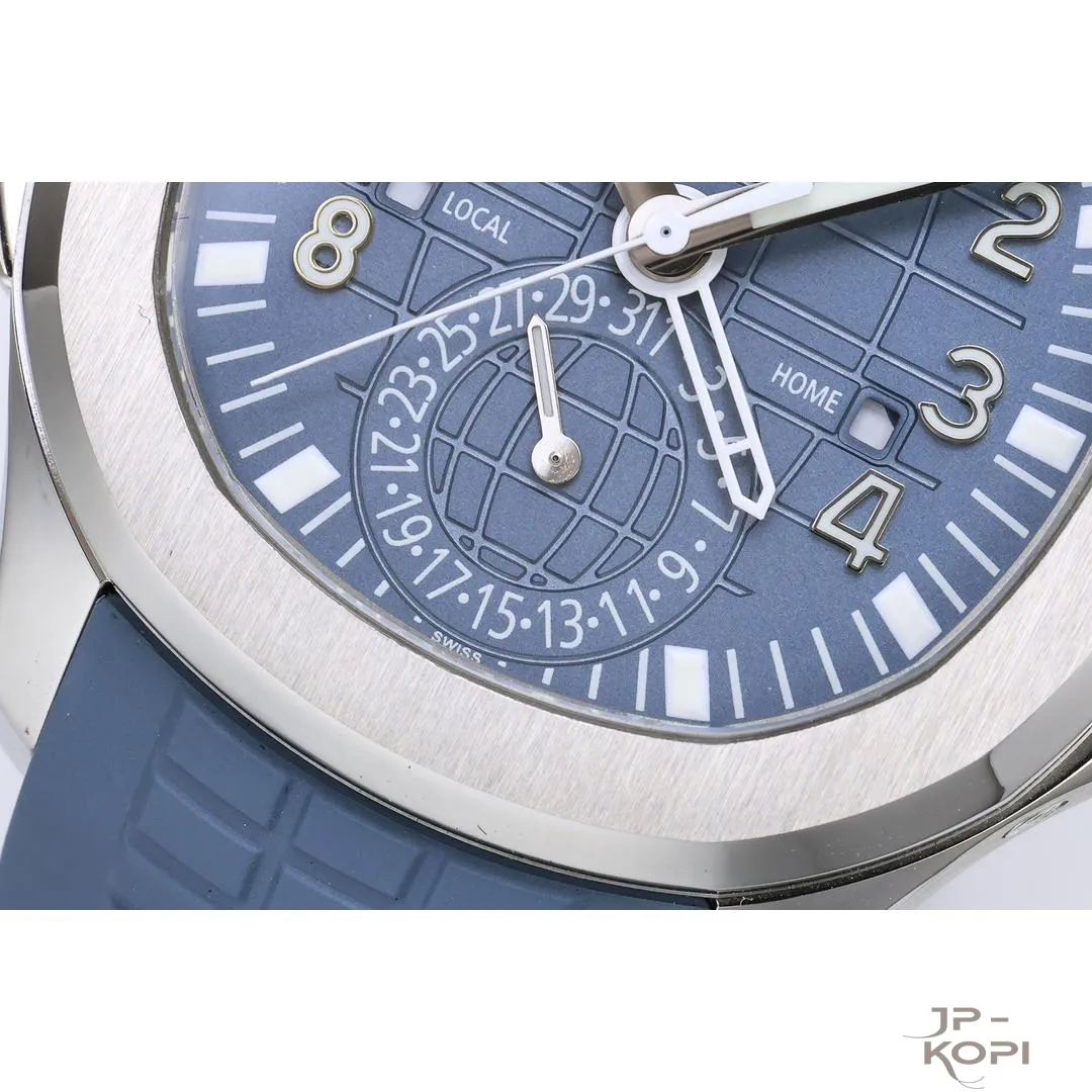 パテック・フィリップ アクアノート トラベルタイム 5164G-001|ブルーグレー デュアルタイム【ZF工場製】 - 画像 (6)