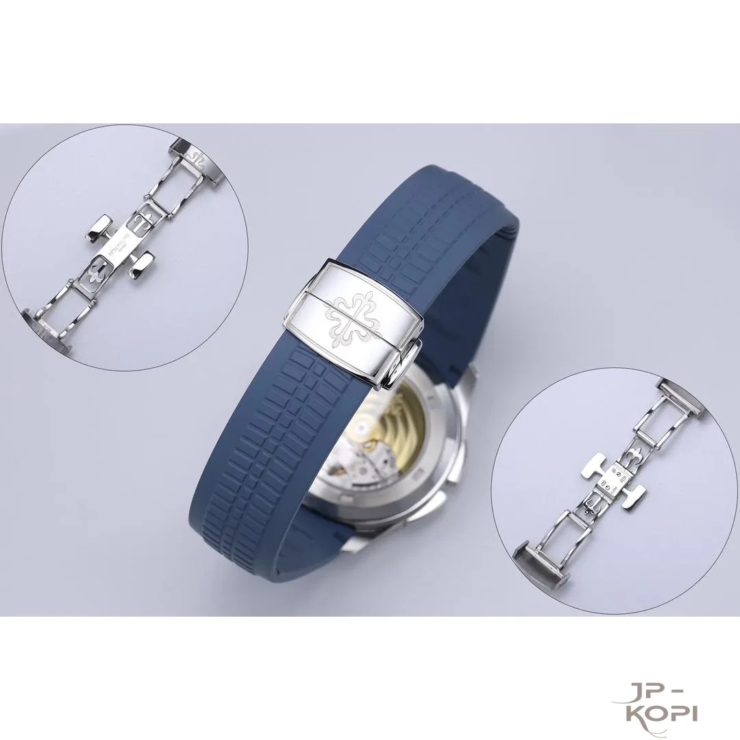 パテック・フィリップ アクアノート トラベルタイム 5164G-001|ブルーグレー デュアルタイム【ZF工場製】 - 画像 (10)