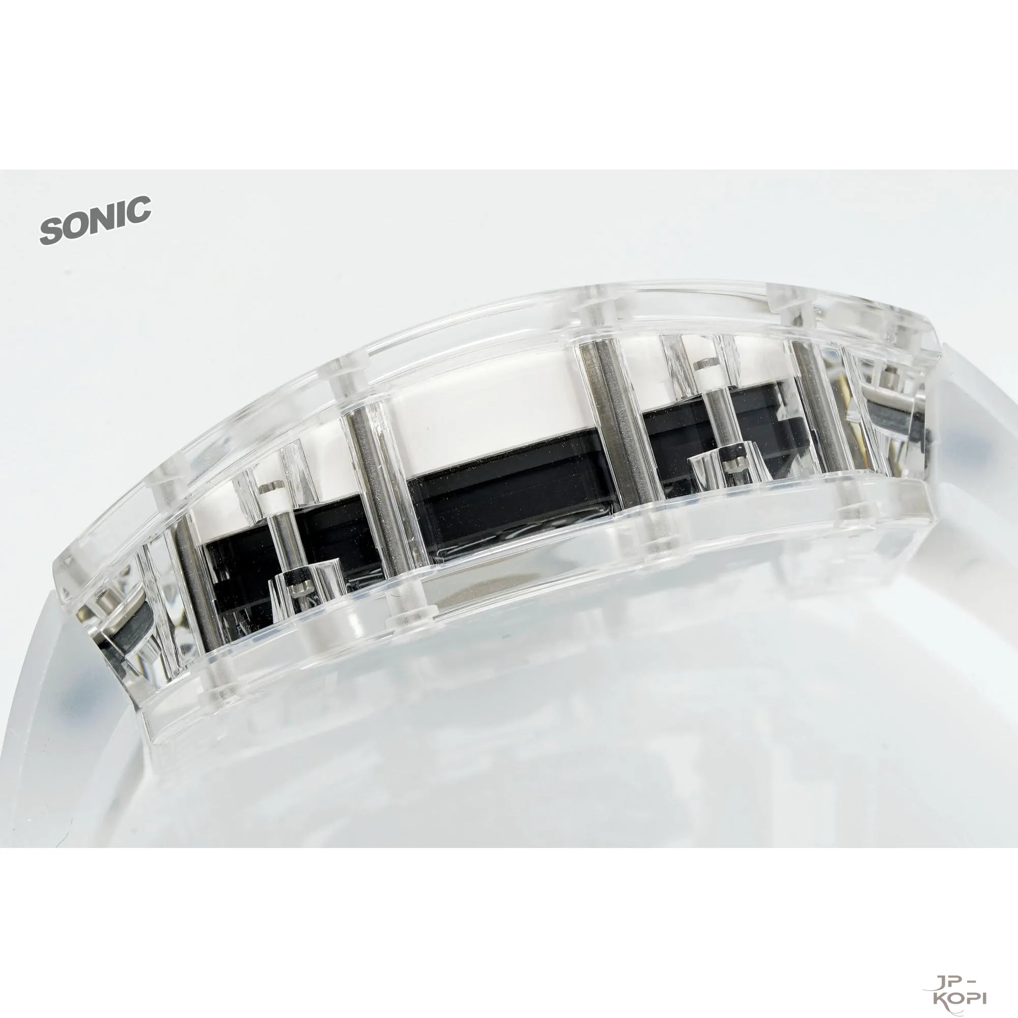 リシャール・ミル RM055|透明クリスタルケース × ホワイトウィンドウ【Sonic工場カスタムモデル】 - 画像 (8)