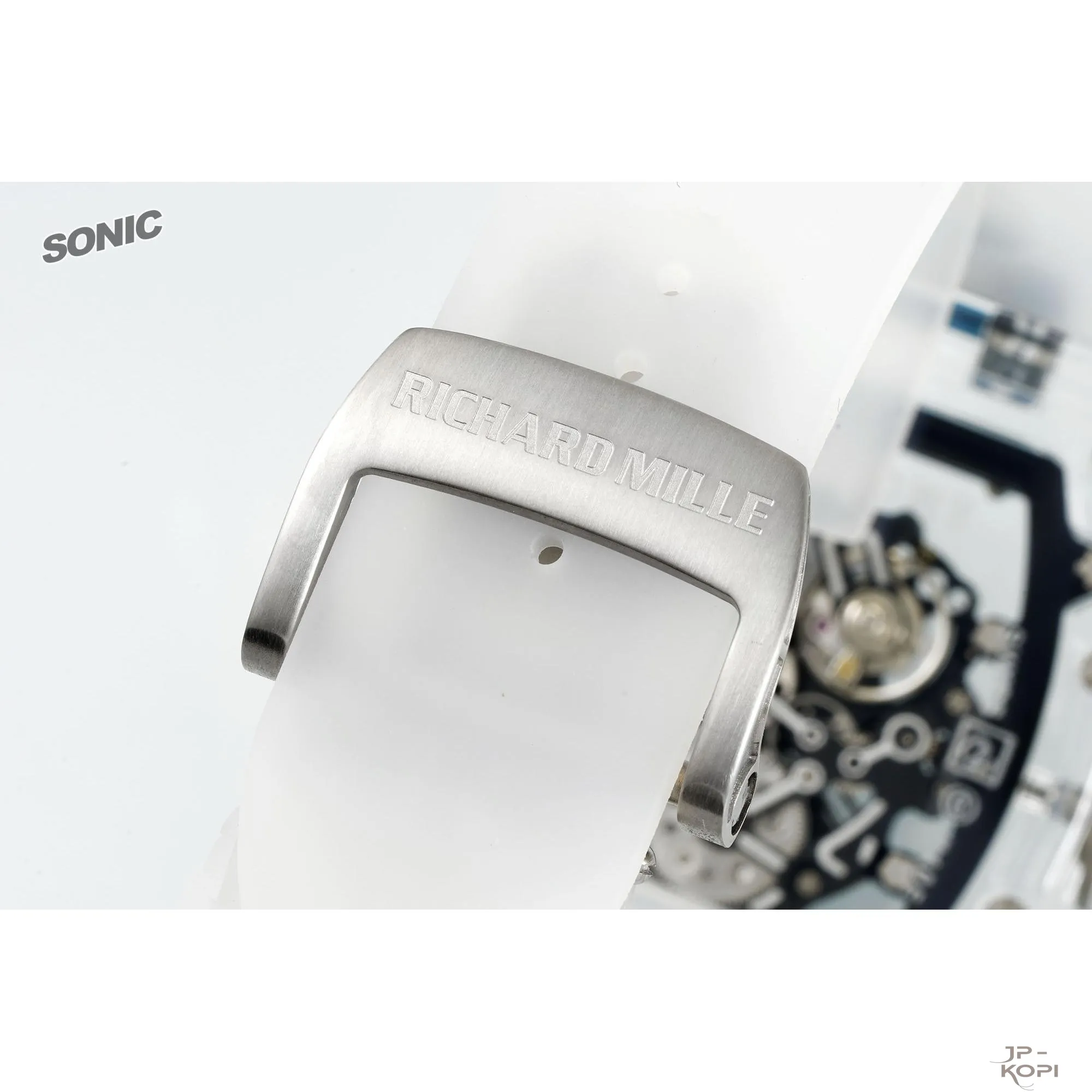 リシャール・ミル RM055|透明クリスタルケース × ホワイトウィンドウ【Sonic工場カスタムモデル】 - 画像 (10)