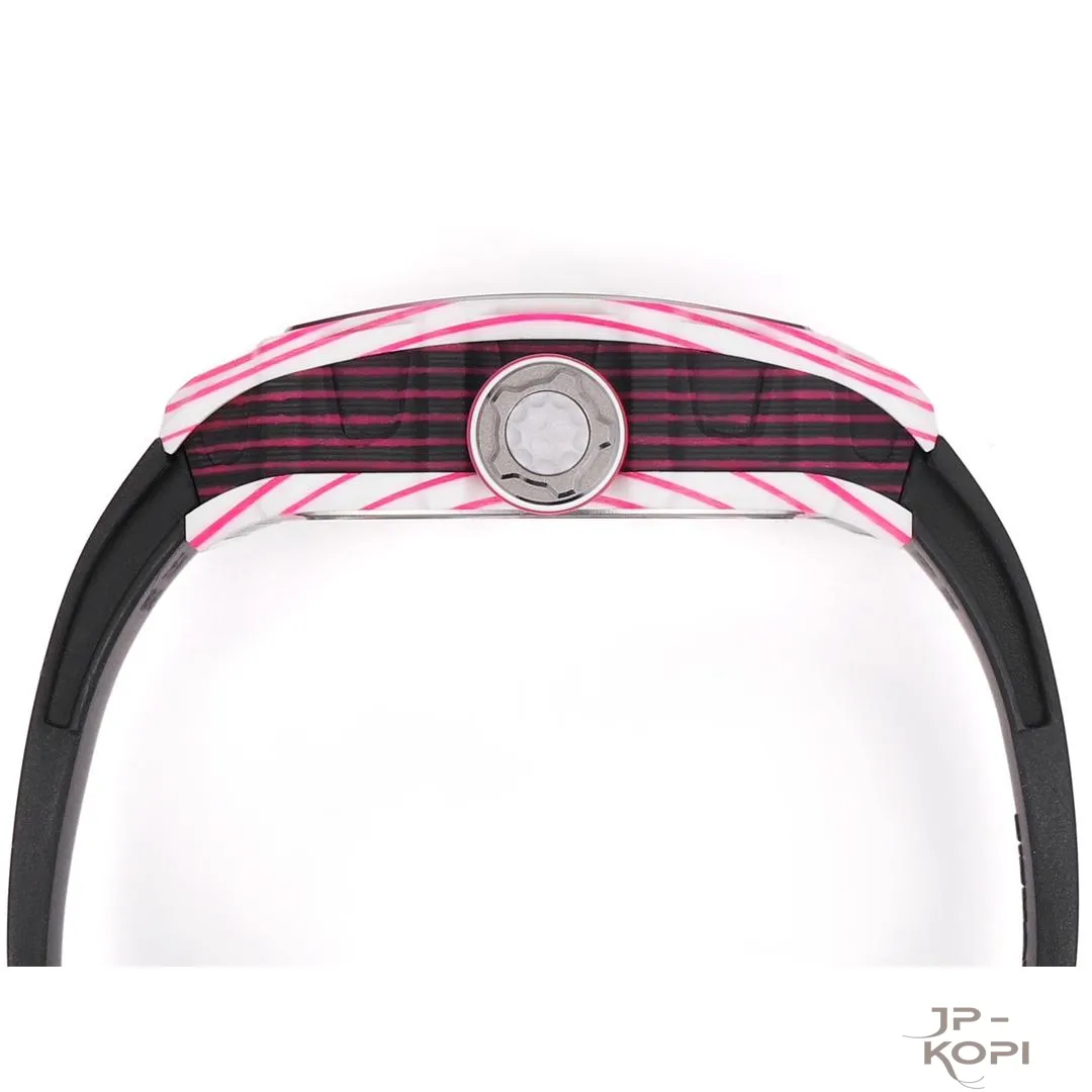 リシャール・ミル RM 38-02 トゥールビヨン Bubba Watson|ピンク×ホワイト TPT® ケース ブラックバンド【RM工場製】 - 画像 (9)