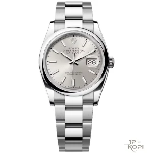 ロレックス デイトジャスト 36mm 126200-0002｜シルバーダイアル × オイスターブレス 丹東Cal.3235【VS工場製】