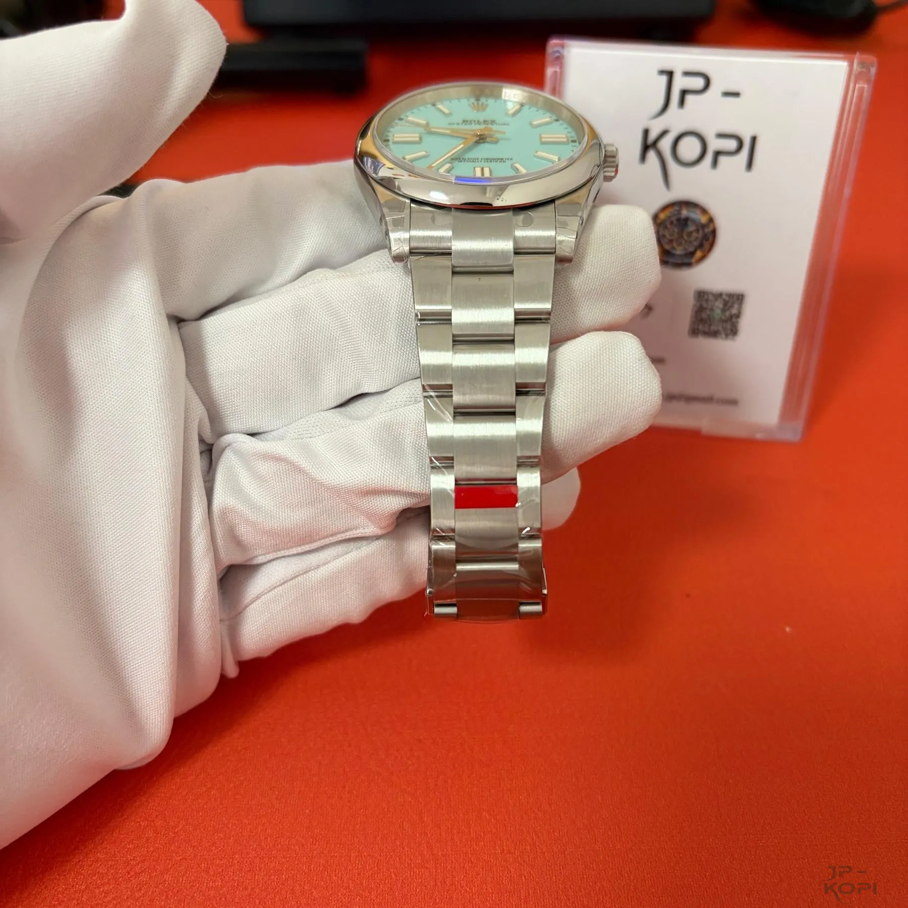 ロレックス オイスターパーペチュアル 124300|ターコイズブルー 41mm 丹東3230【VS工場製】 - 画像 (7)