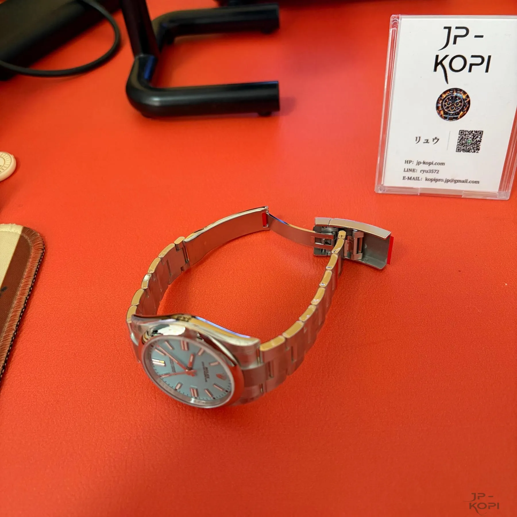 ロレックス オイスターパーペチュアル 124300|ターコイズブルー 41mm 丹東3230【VS工場製】 - 画像 (11)