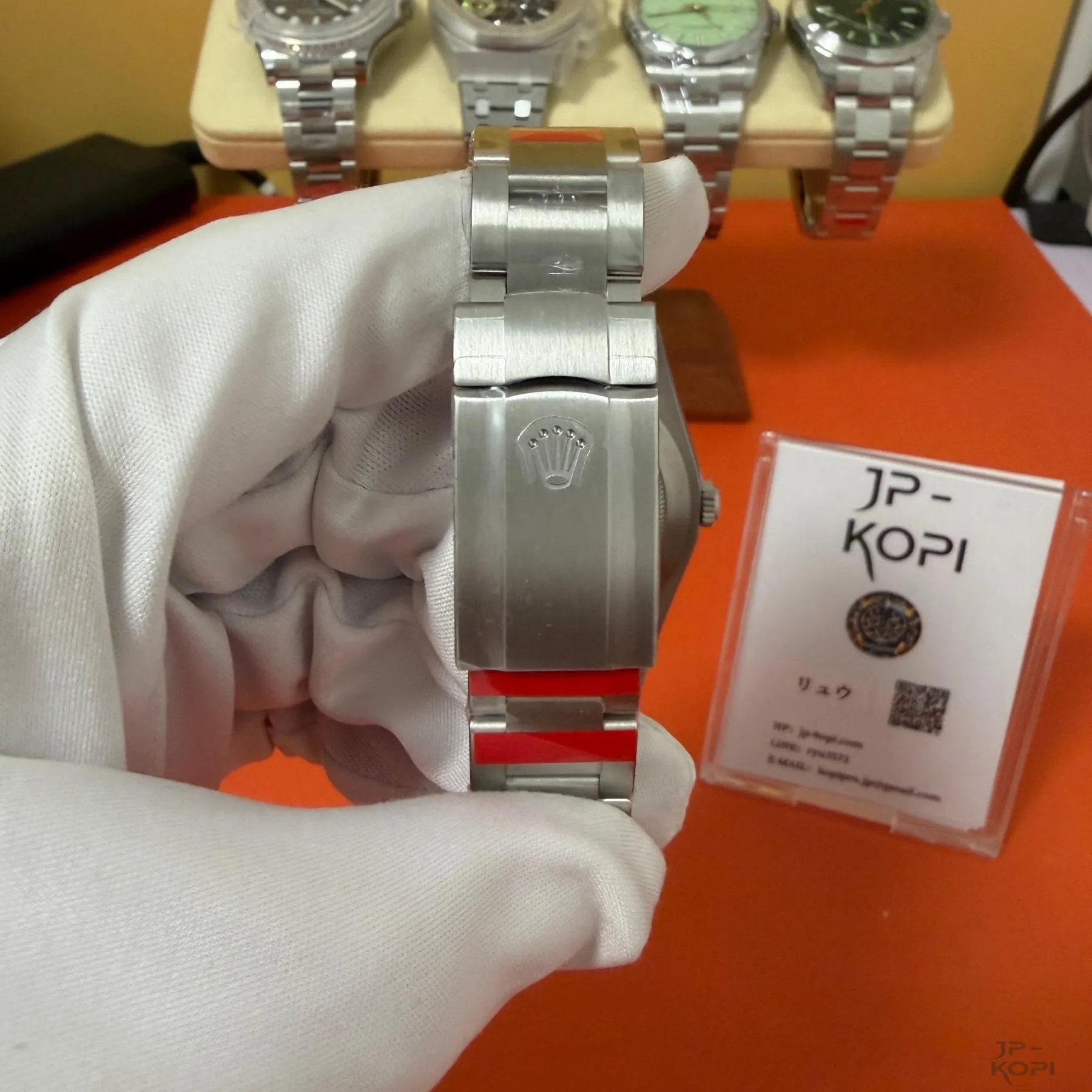 ロレックス オイスターパーペチュアル 124300|セレブレーションモチーフ 41mm ターコイズブルー【VS工場製】 - 画像 (8)